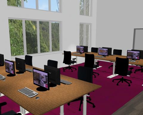 Totale modernisering voor de gehele afdeling mbt volledig nieuw arbo-gerelateerd werkmeubilair afbeelding 5