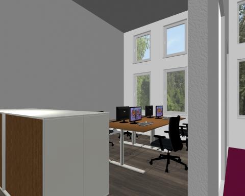 Totale modernisering voor de gehele afdeling mbt volledig nieuw arbo-gerelateerd werkmeubilair afbeelding 3