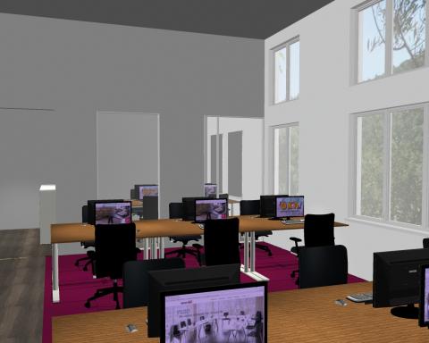 Totale modernisering voor de gehele afdeling mbt volledig nieuw arbo-gerelateerd werkmeubilair afbeelding 4